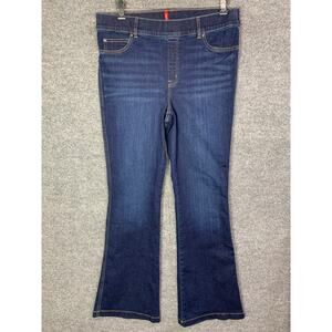 Spanx Jeans Womens Plus XL Blue High Rise Flared Tummy‎ Shaping Flare